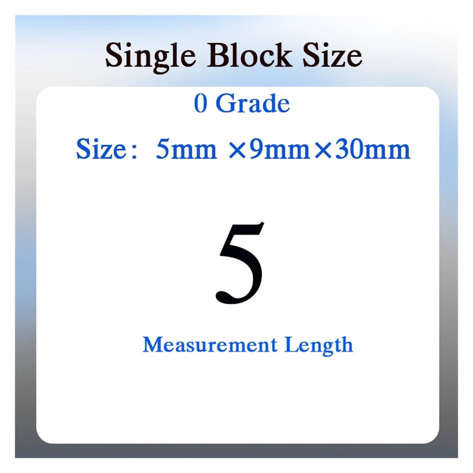 Blok wzorcowy, Płytka wzorcowa ze stali szybkotnącej Niestandardowy wskaźnik niestandardowy do kontroli suwmiarki, pomiaru(75.0mm 1pc)