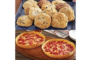 Carol's Pizza and Two Lou Malnati's Deep Dish Pizzas