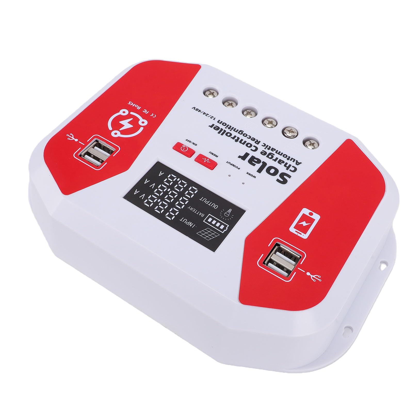 Sxhlseller 100A MPPT Controlador de Carga Solar Pantalla LCD Puertos USB