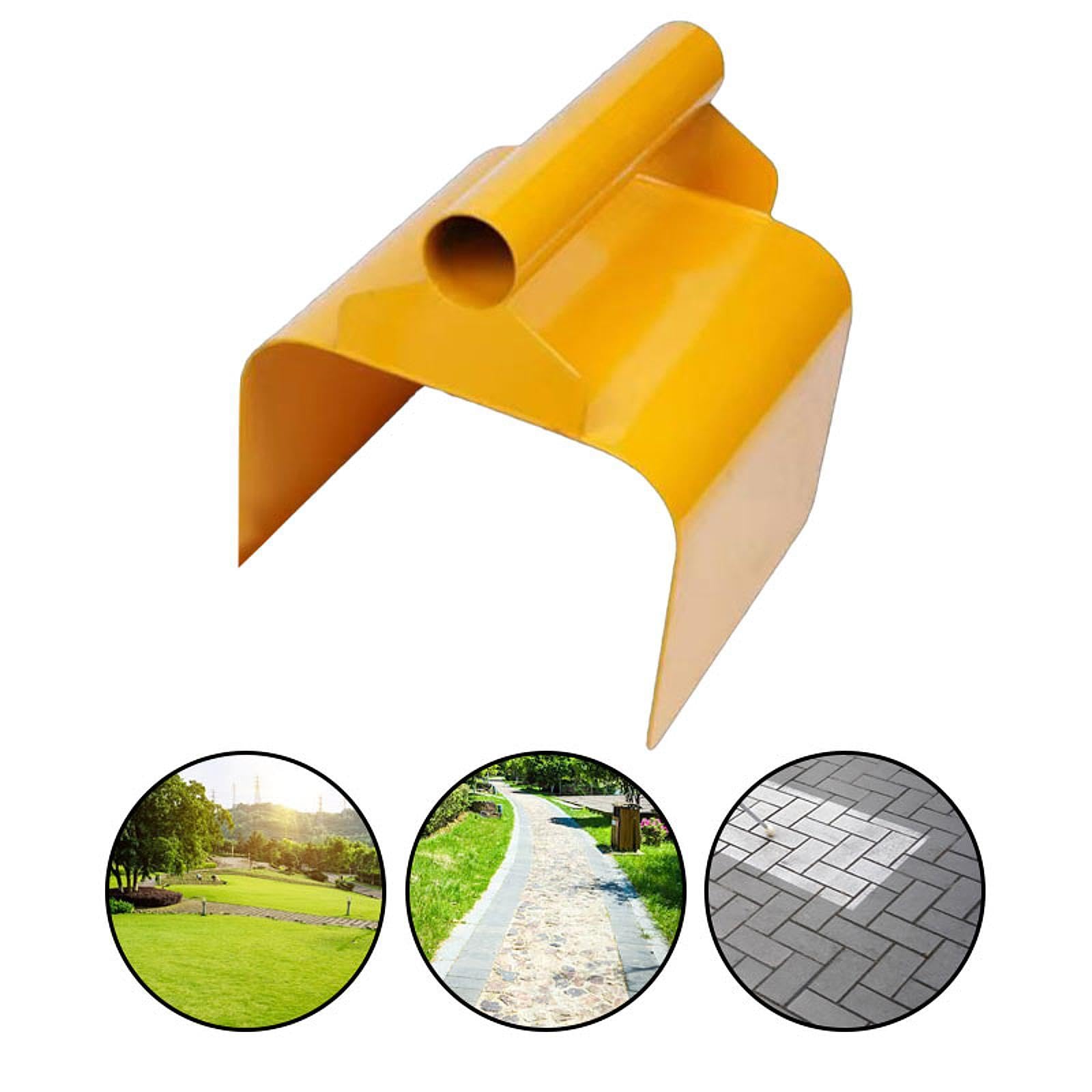 Colcolo Llana para bordillos de jardinería Herramienta versátil para moldear caminos de bricolaje Herramienta manual para mortero Herramienta para Llana, Style B