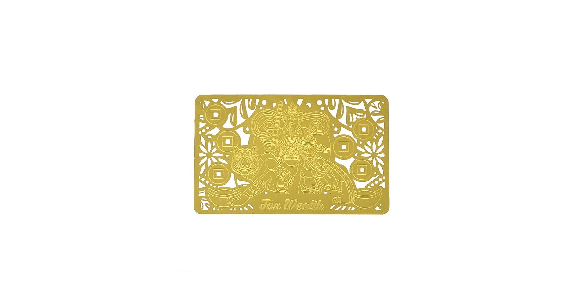 Amazon.com: Feng Shui Increase Your Wealth Luck Golden Card