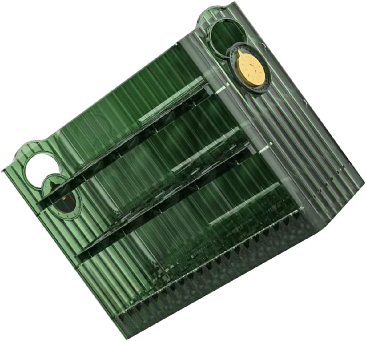 Egg Storage Box Egg Tray Refrigerator Egg Rack Egg Preservation Holder Household Egg Organizer Egg Storage Holder Egg Organizer Egg Container Multi-layers Eggs Holder Egg Holder (Green 26X20X10CM)