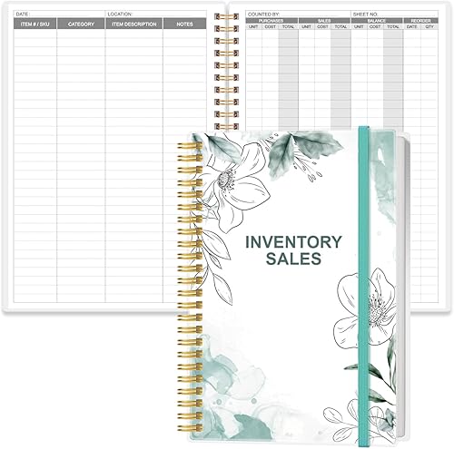 Miniatura 9 de Libro de registro de inventario y ventas para pequeñas empresas: libro de contabilidad de inventario, cuaderno de inventario, libro de seguimiento