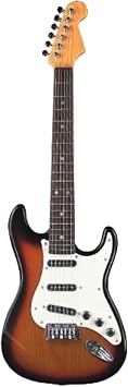 Kids Simulation Electric Guitar Toys Boys Girls Bass Music 6 String 67cm Classic Acoustic Beginner Starter Kit BBrown + String Sensor + Microphone + Strap