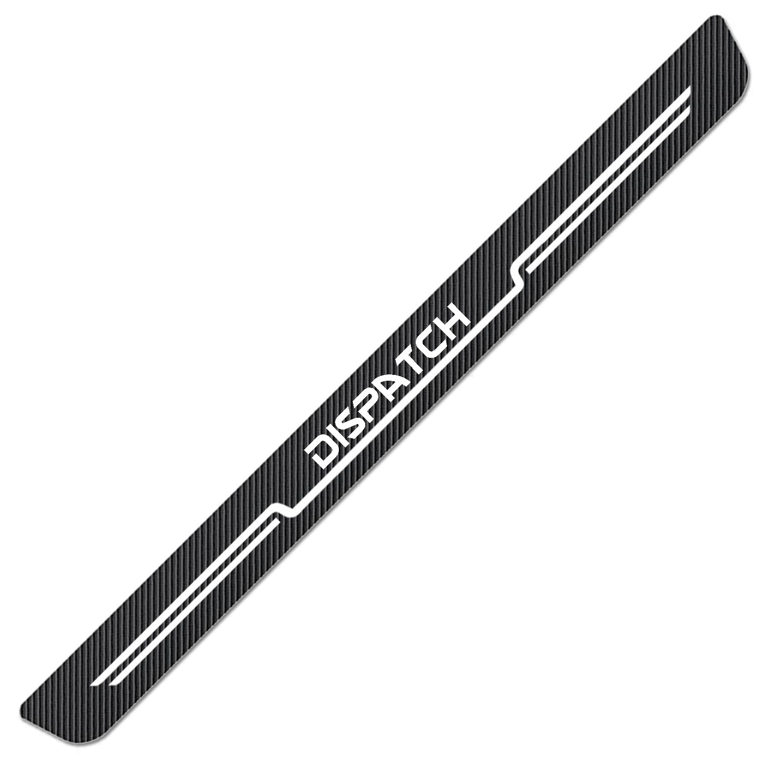 WXH97F Car Carbon Fiber Rear Bumper Protector Strip for Citroen Dispatch