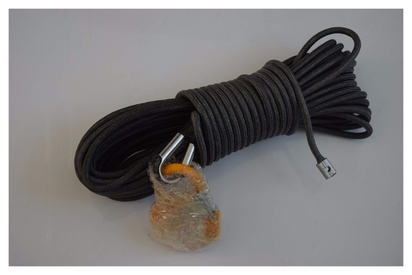 Winch Rope, Grey 12mm*30m Double Braided Synthetic Winch Cable,Boat Rope,Off-Road,Plasma