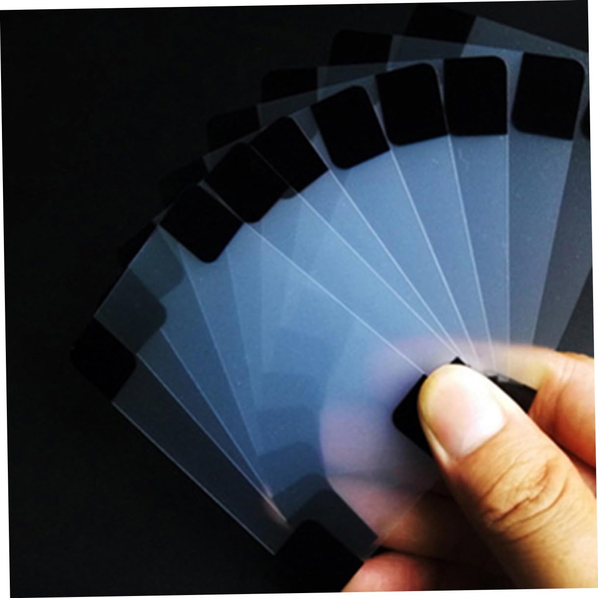 Abaodam 3stücke wasserdichte Pokerkarten Aus Kunststoff Transparentes Design Für Unvergessliche Spielabende Für Familien Kratzfest Und Langlebig Perfektes Für Spielsammler
