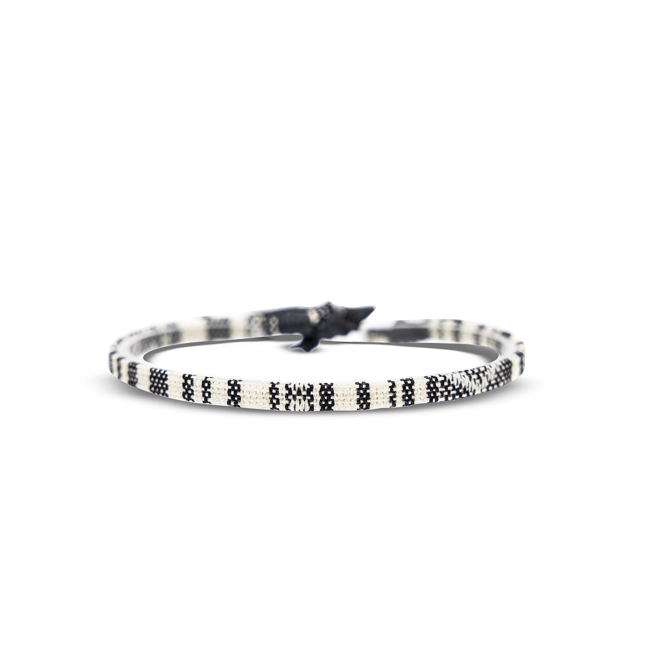 2x Bracelet style Boho Surfeur - Set hommes et femmes - Hippie accessoires de plage et de festival - fabriqués à la main - 100% coton écologique, imperméable et ajustable