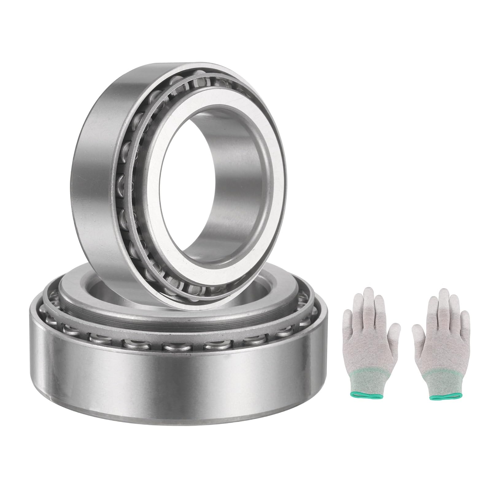 QUARKZMAN 2 Jeu 33010 Roulement À Rouleaux Coniques Ensemble Cône Et Coupe, Alésage 50mm x OD 80mm x Largeur 24mm Roulement Acier Roulements Roue Ensemble Avec Gants