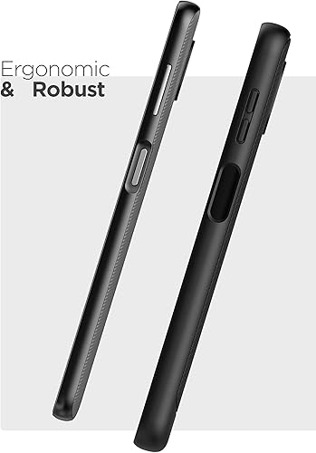 Miniatura 7 de ENCASED Thin Armor Series - Funda diseñada para Moto G Power 2021 (ajuste delgado), funda de agarre flexible, color negro (solo compatible con
