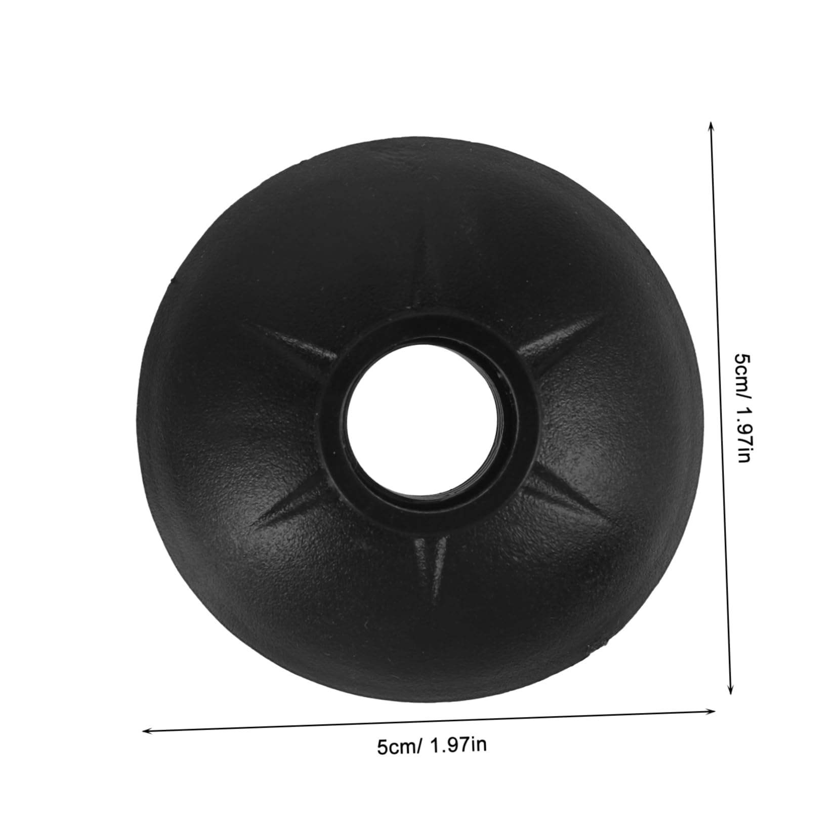 SUPVOX 6Pcs Trekking Pole Tip Protectors Non Skid Walking Stick Foot Pads Crutch Tips for Hiking Accessories Tips for Walking Canes and Poles