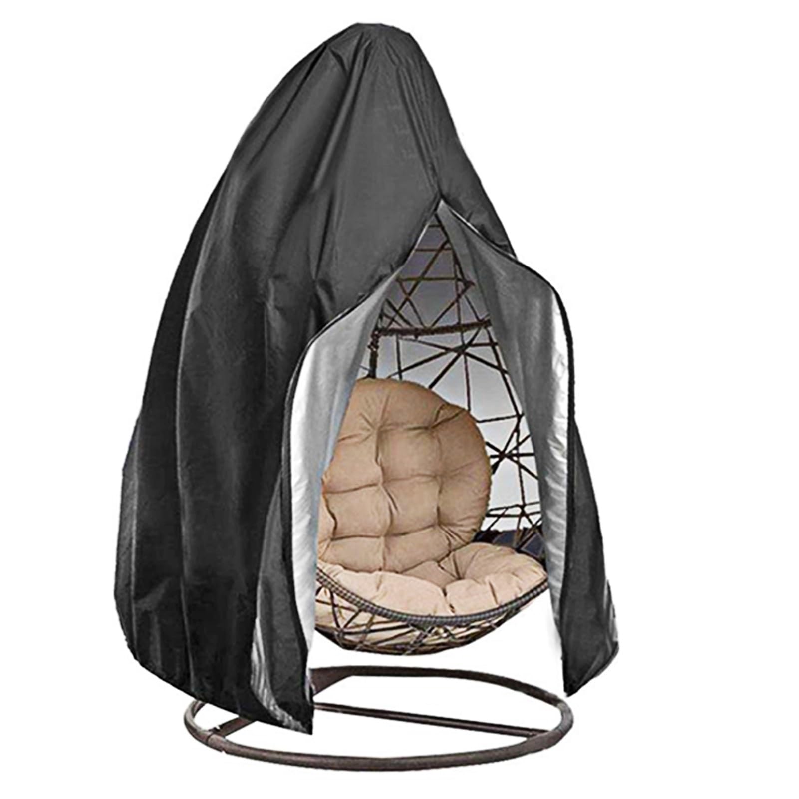 Gcyeidma One Color Egg Chair Cover Swing Hanging Chair Waterproof Cover Furniture