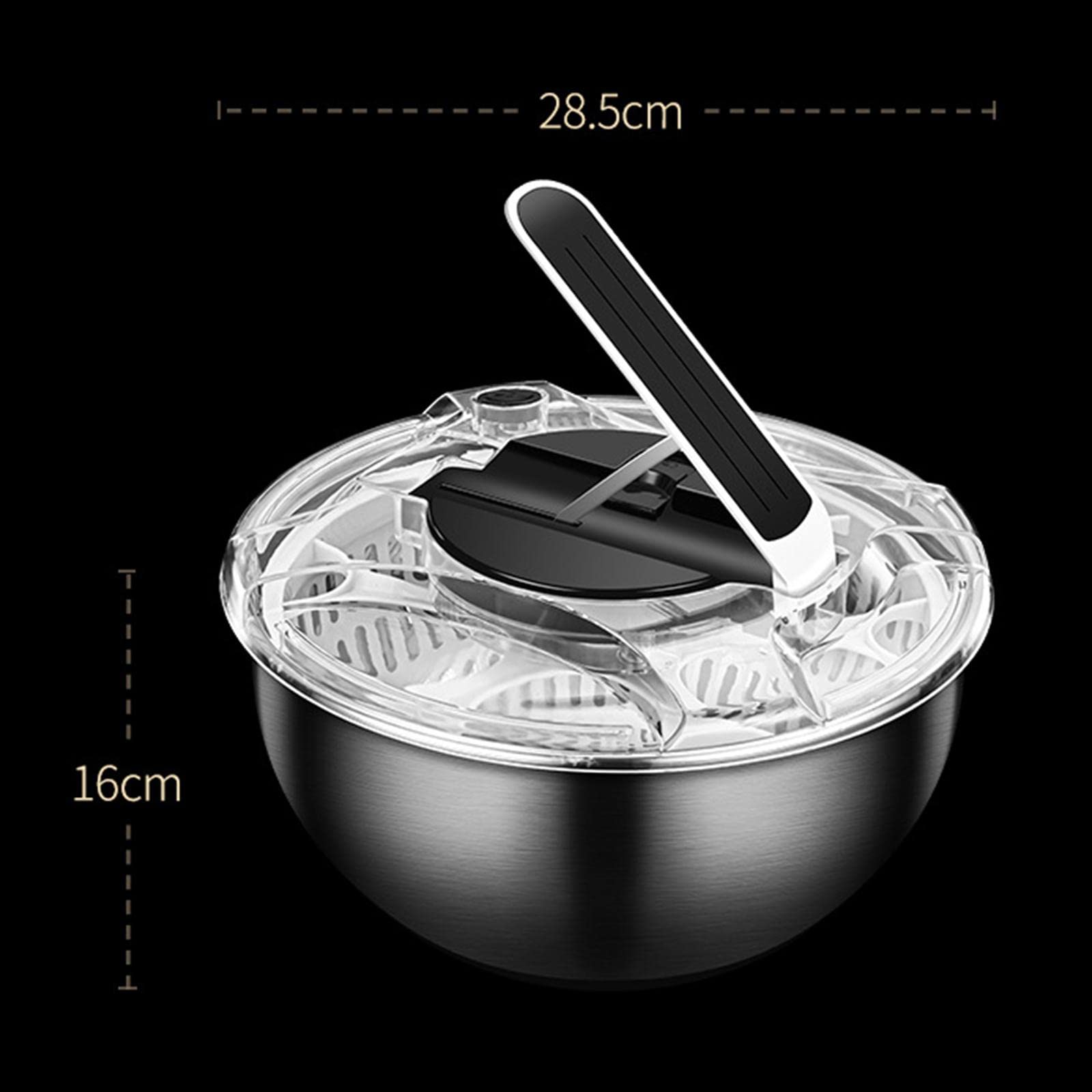 Centrifugador de ensalada de acero inoxidable rápido para verduras ensaladas frutas