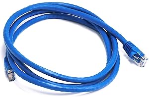 Monoprice Blue Copper 5 5FT 24AWG Cat6 550MHz UTP Ethernet Bare Copper Network Cable