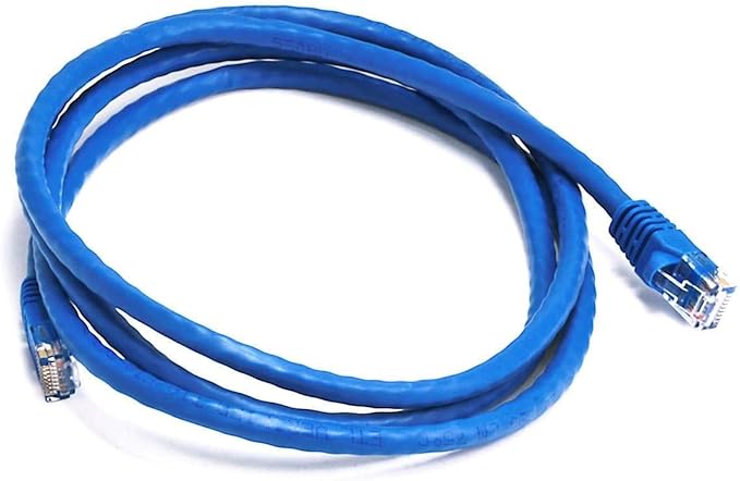 Cable de Red Monoprice Cat6 UTP 7 Pies Azul miniatura 6