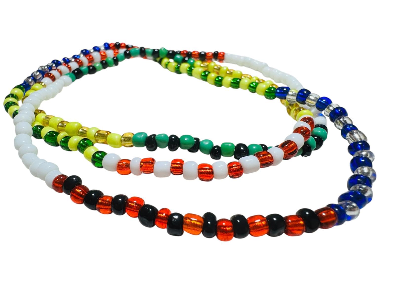 Collar Eleke de las Siete Potencias Africanas – Religión yoruba (santería) – Protección, suerte y prosperidad – Hecho a mano | Yoruba Creations