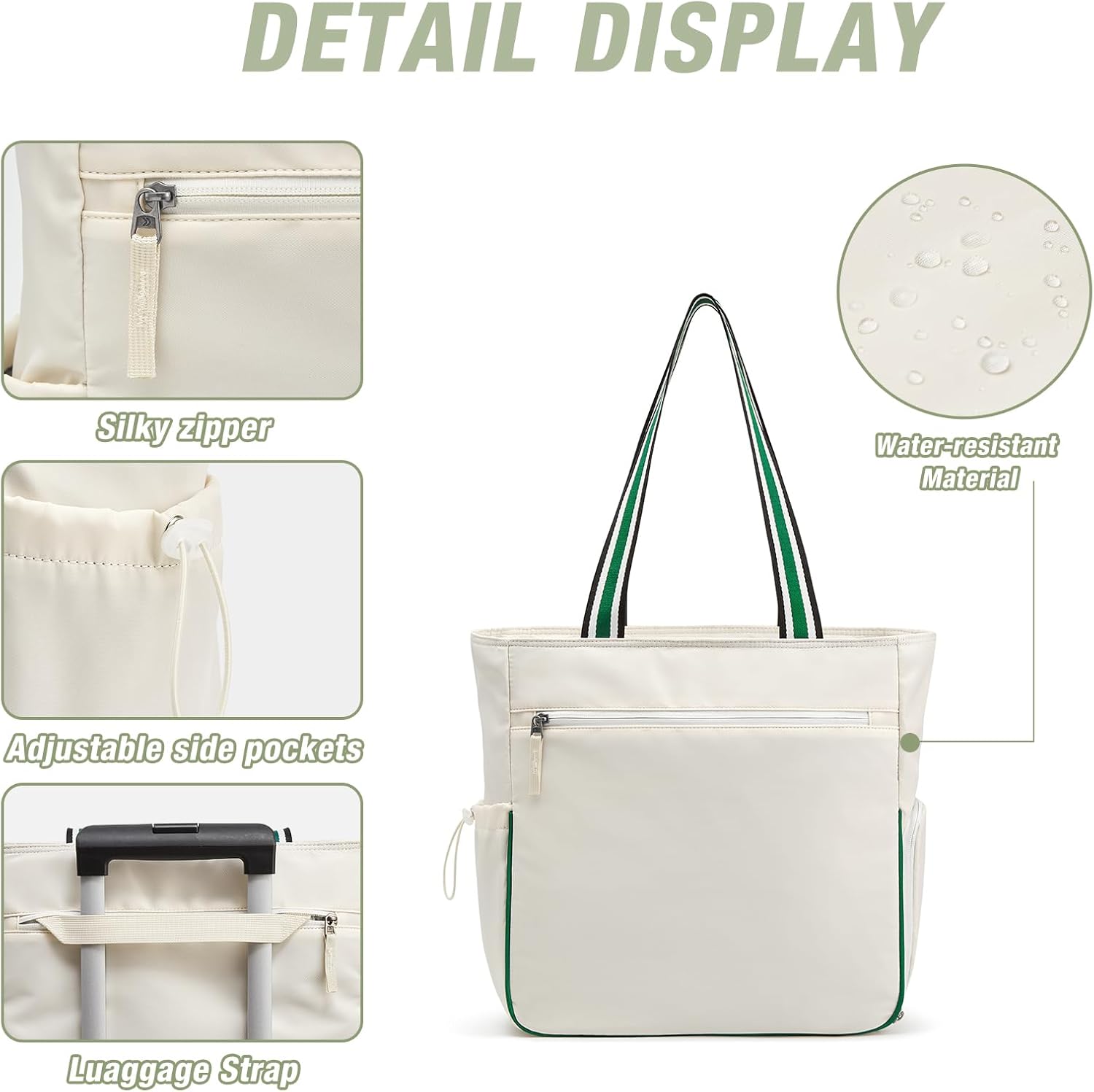 G4Free Pickleball Bag, Pickleball Tote Bag for Women Men, External Ball Bag with Shoe Compartment & Paddle Cover Pocket - Image 7