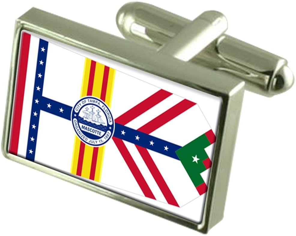 Tampa City USA Flag Cufflinks