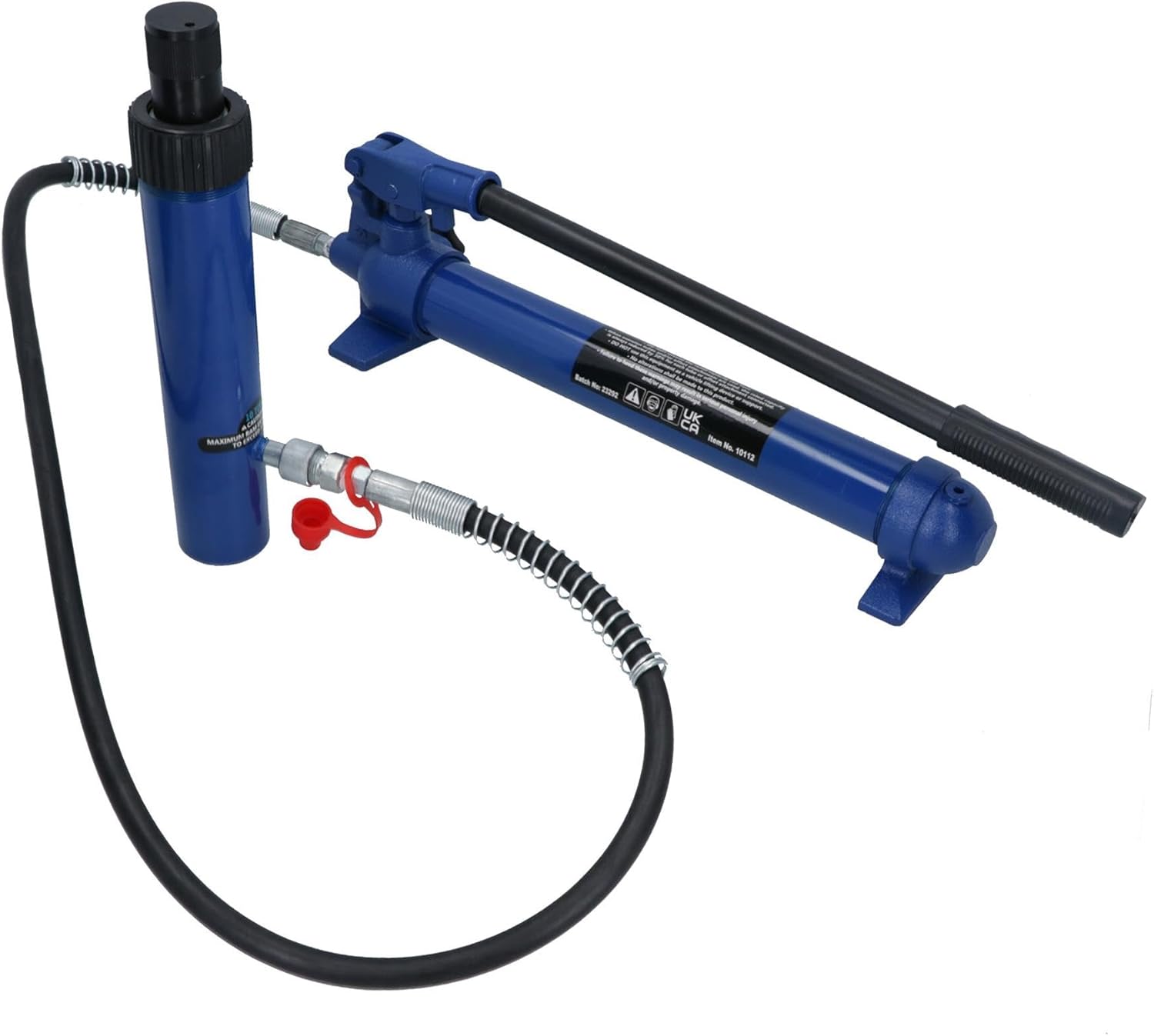 10 Ton Hydraulic Porta Power Jack Pump with Accessories Dent Frame Repair