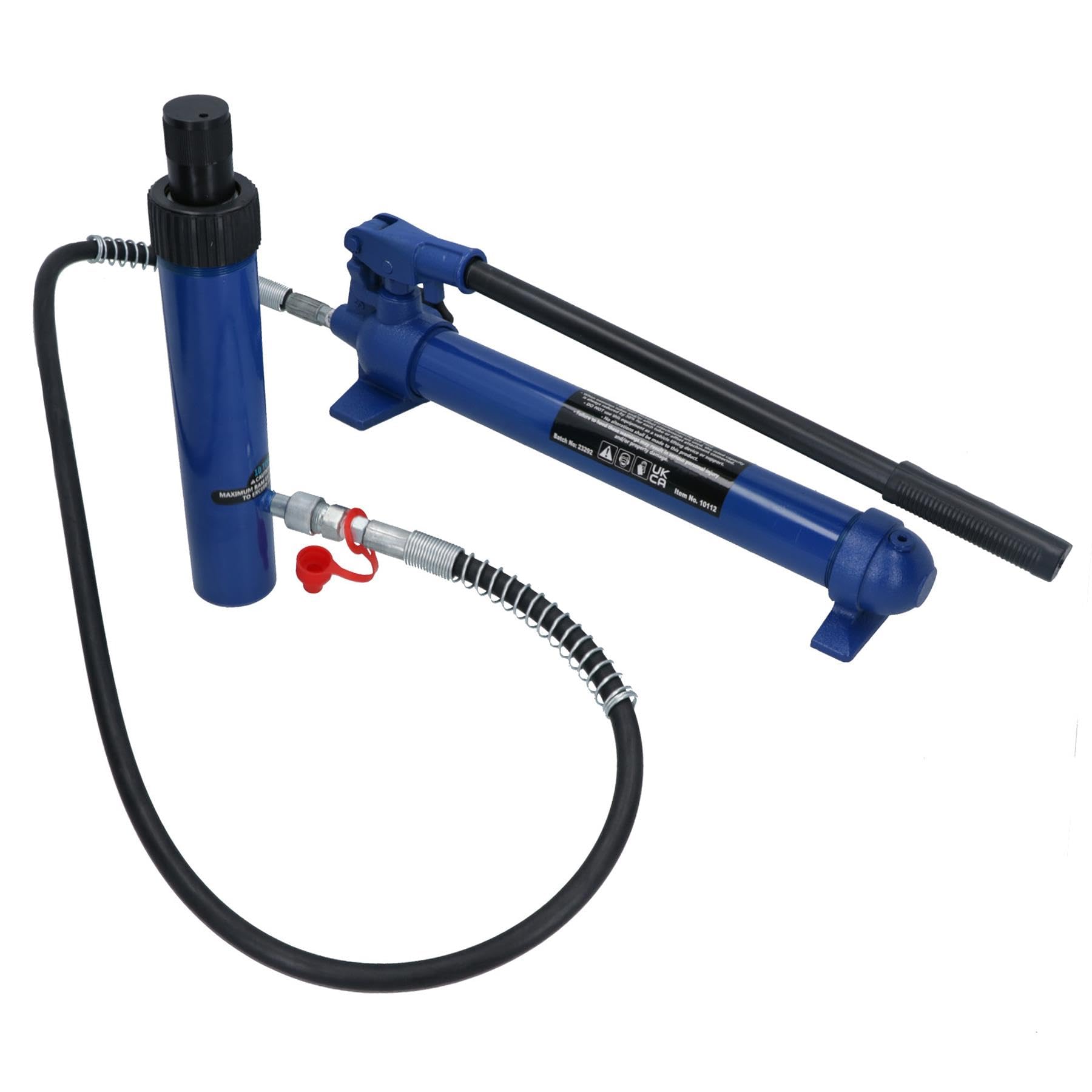 AB Tools 10-tonowa pompa hydrauliczna Porta Power Jack z akcesoriami naprawa ramy wgniecenia