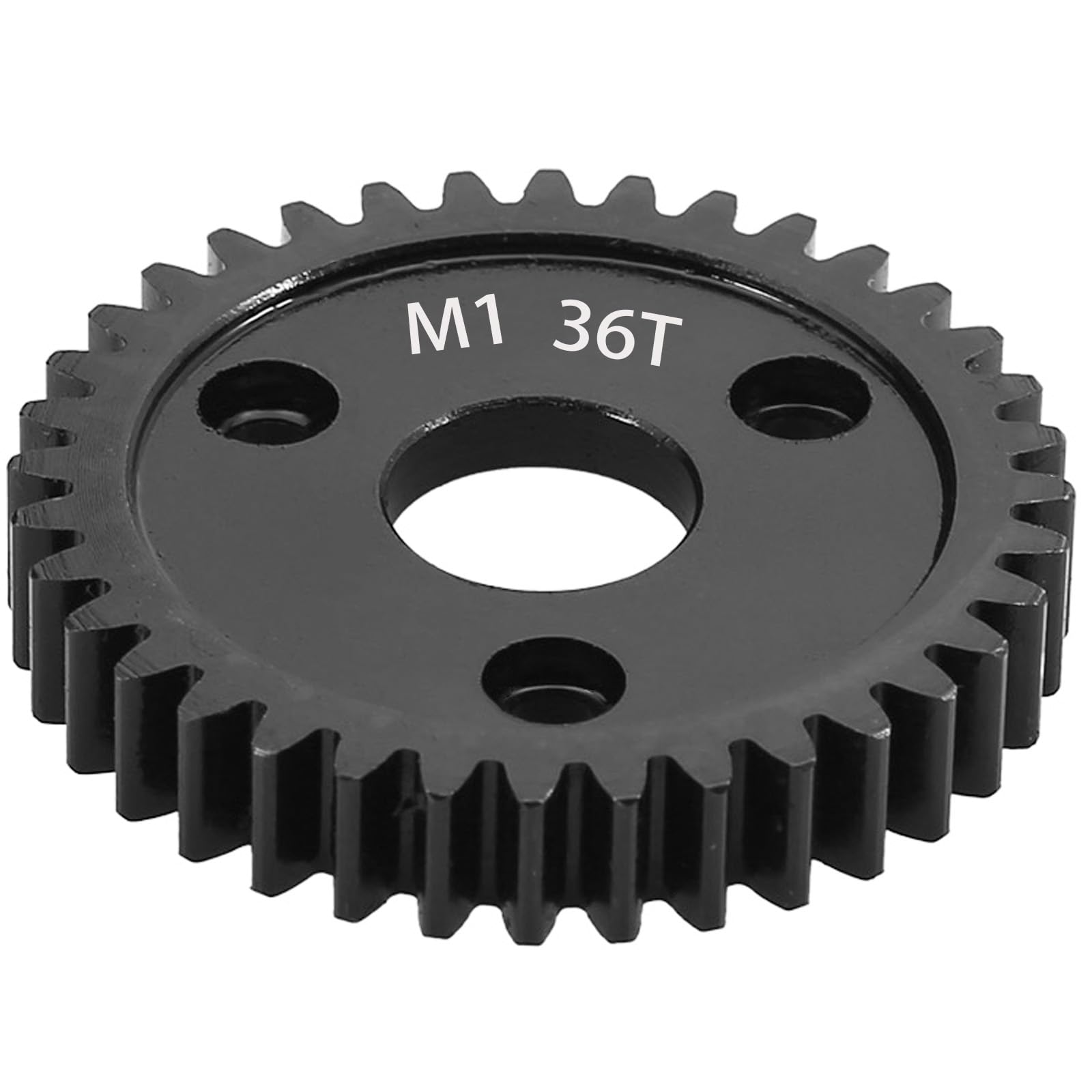 M1 Spur Gear 1.0 Metric Pitch 36-Tooth, 30T 32T 34T 36T 38T 40T 42T 44T 46T 48T 50T 52T Spur Gear Mod 1 for TRAXXAS Slayer Pro 4X4 Revo 3.3 ARRMA HPI HOBAO LOSI, Hardened Steel Upgrade Part Gear (36T)