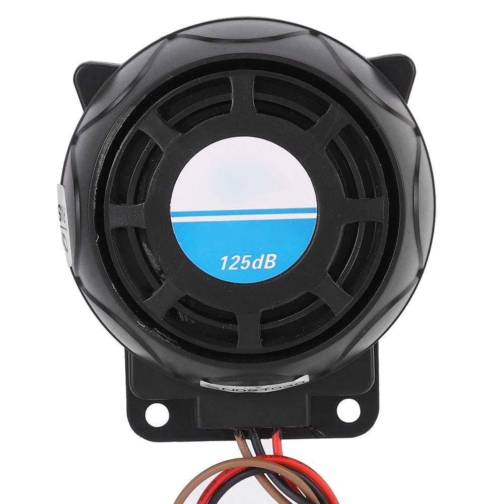 VOBOR Alarma para Moto, de Alarma para Moto Fácil de Instalar Consumo de Energía Ultra Bajo, 105-125 DB Control Remoto para Motocicleta Bocina de Alarma de Seguridad Antirrobo