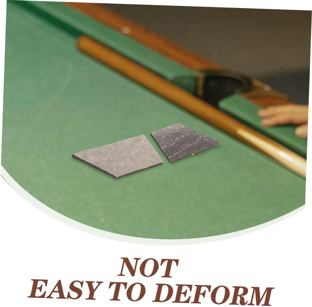 BESPORTBLE 24pcs Billiard Table Pocket Replacement Pool Table Pad Rubber Sheet Mending Patch for