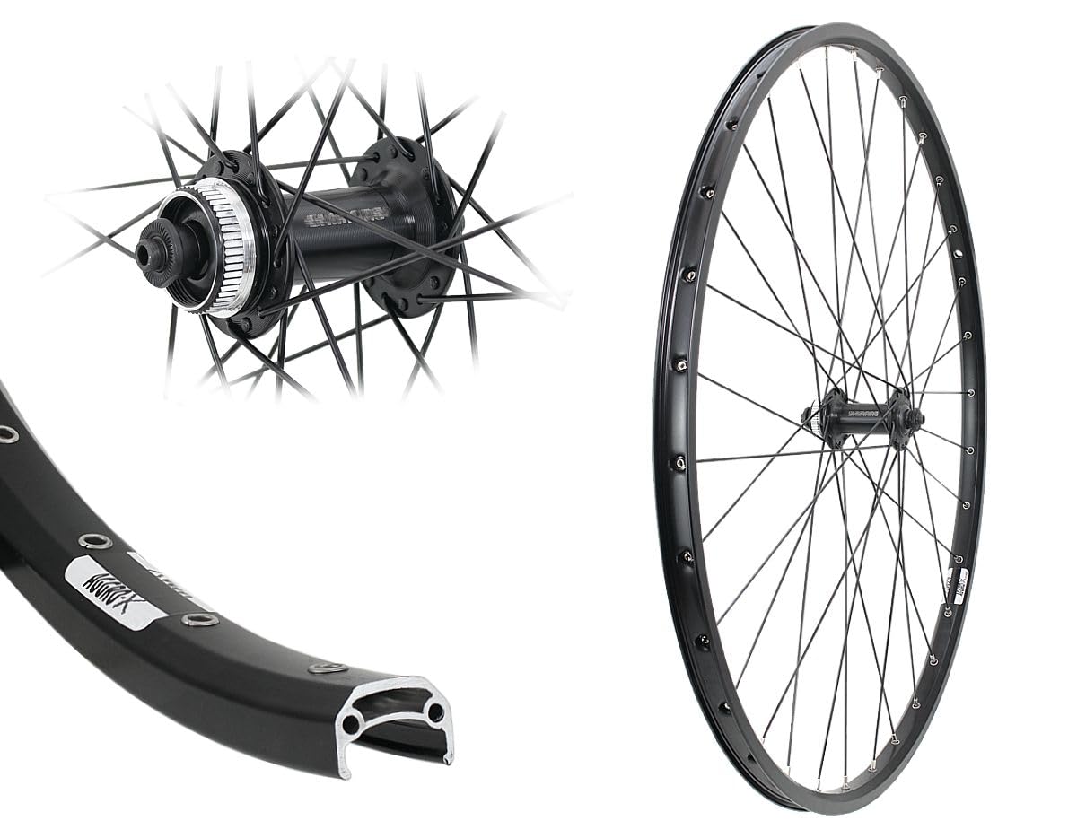 Vorderrad 28 Zoll Disk Centerlock TX505 Laufrad MTB 21-622 Hohlkammerfelge schwarz