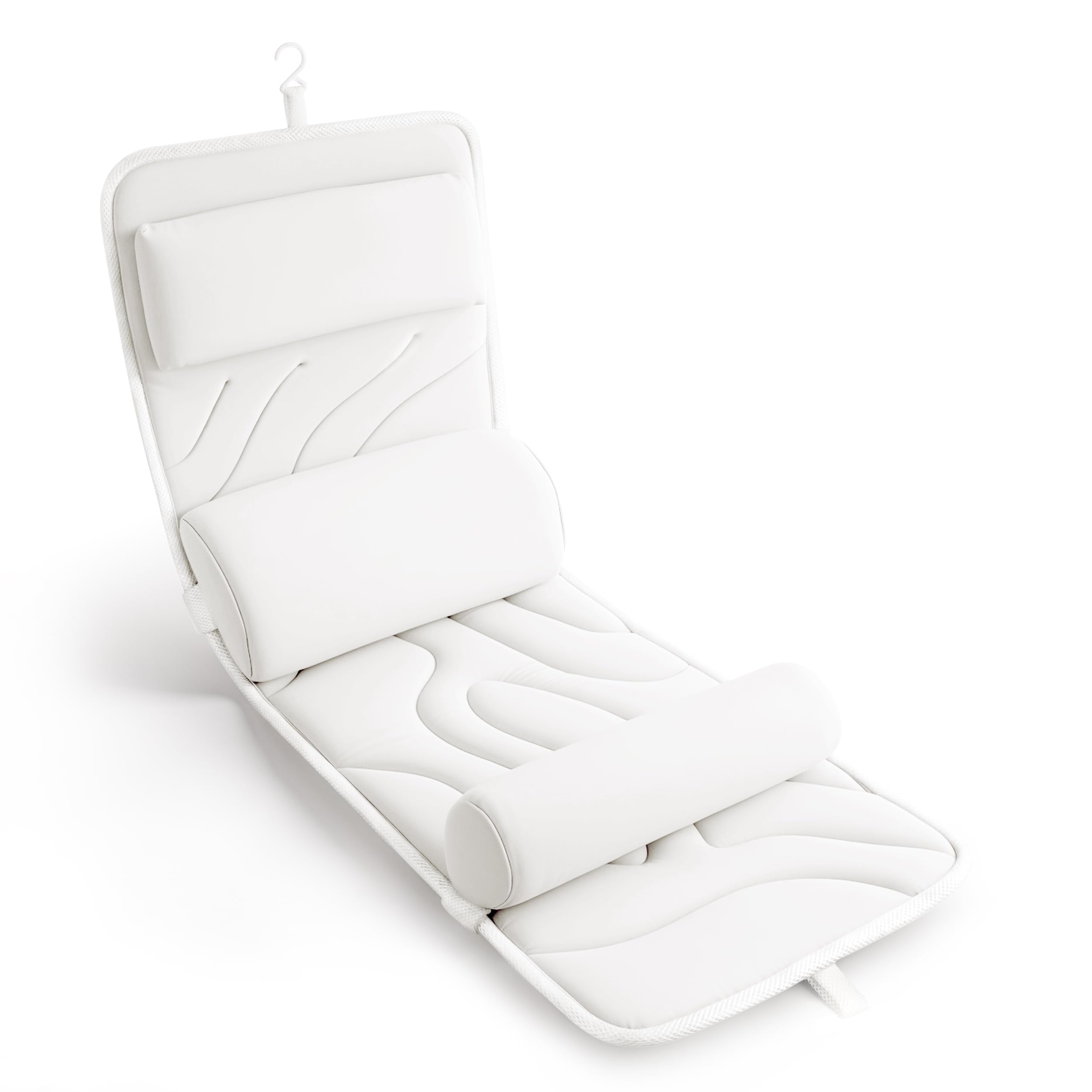 Sunlit Full Body Bath Pillow with Lumbar Support