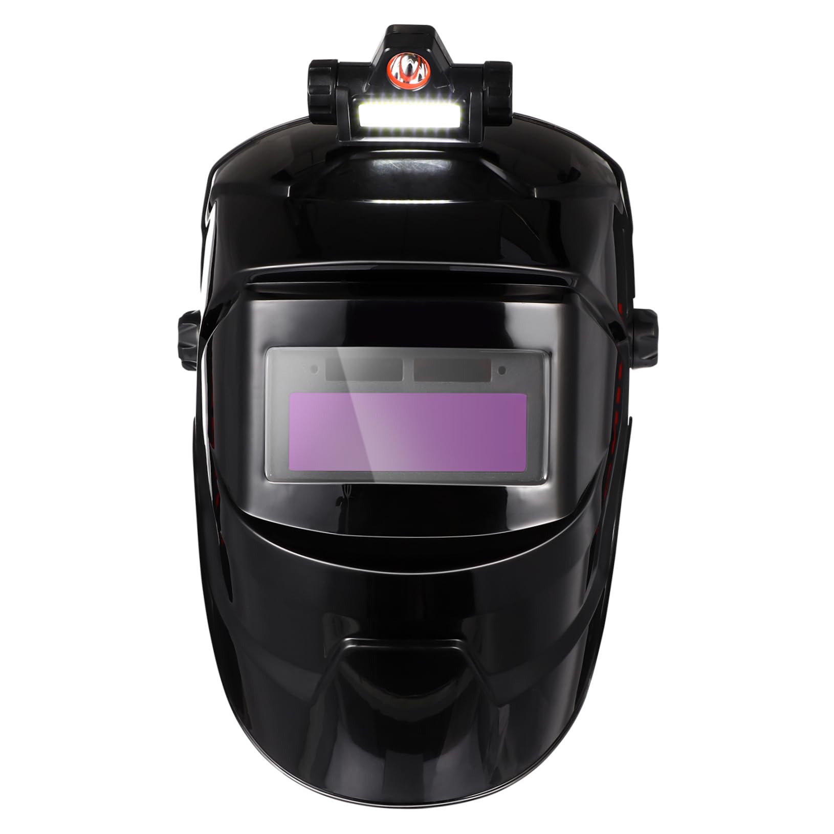 Maschera per Saldatura Auto Oscurante Nero Ampio Visore | Pp, Alimentazione Solare e Regolazione della Tensione, Ombreggiatura 8 Livelli, Uso Interno ed Esterno