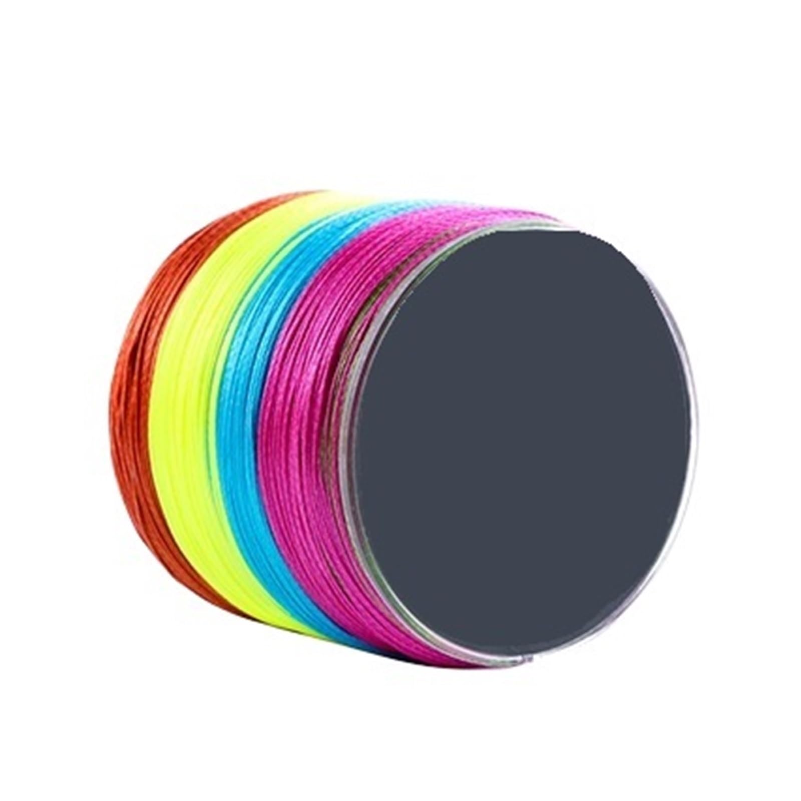 500M 9 Strands Super Multicolor PE Braided Fishing Line Strong Strength Fish(Multicolor,0.23mm-30LB)