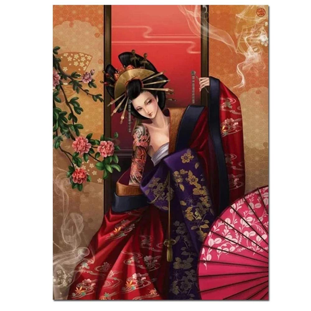 YINGXIN134 Rompecabezas de 5000 Piezas | Puzzle | Hermosa Geisha Japonesa Jigsaw Puzzle | Rompecabezas 5000 Piezas | Rompecabezas de 5000 Piezas | Puzzles para Adultos | Rompecabezas 156,5 × 105,5 cm