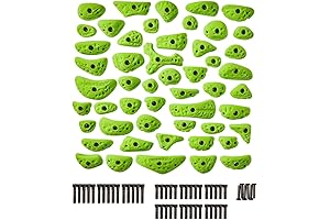 Easy Installation Premium Plastic Hand Climbing Climbing Holds Set | Kit for...