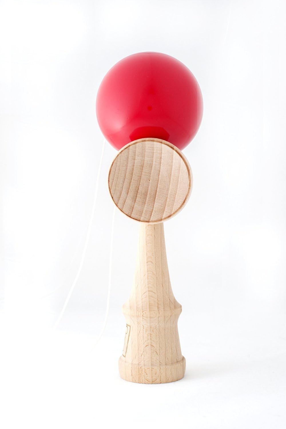 Red Ball Professional Quality Kendama - Full Size, Balanced Ken (USA) Classic Japanese Look with Extra String, Get One Now !