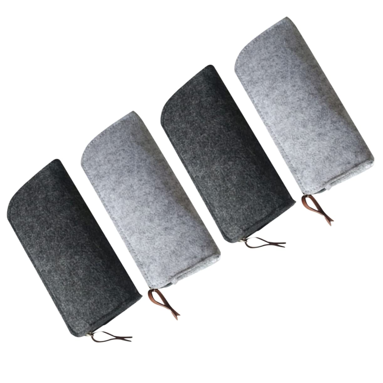 STOBOK 12pezzi Astuccio Portamatite Chiari Scuri Organizer Multifunzionale Per Cancelleria e Cosmetici Design Chic e Resistente Facile