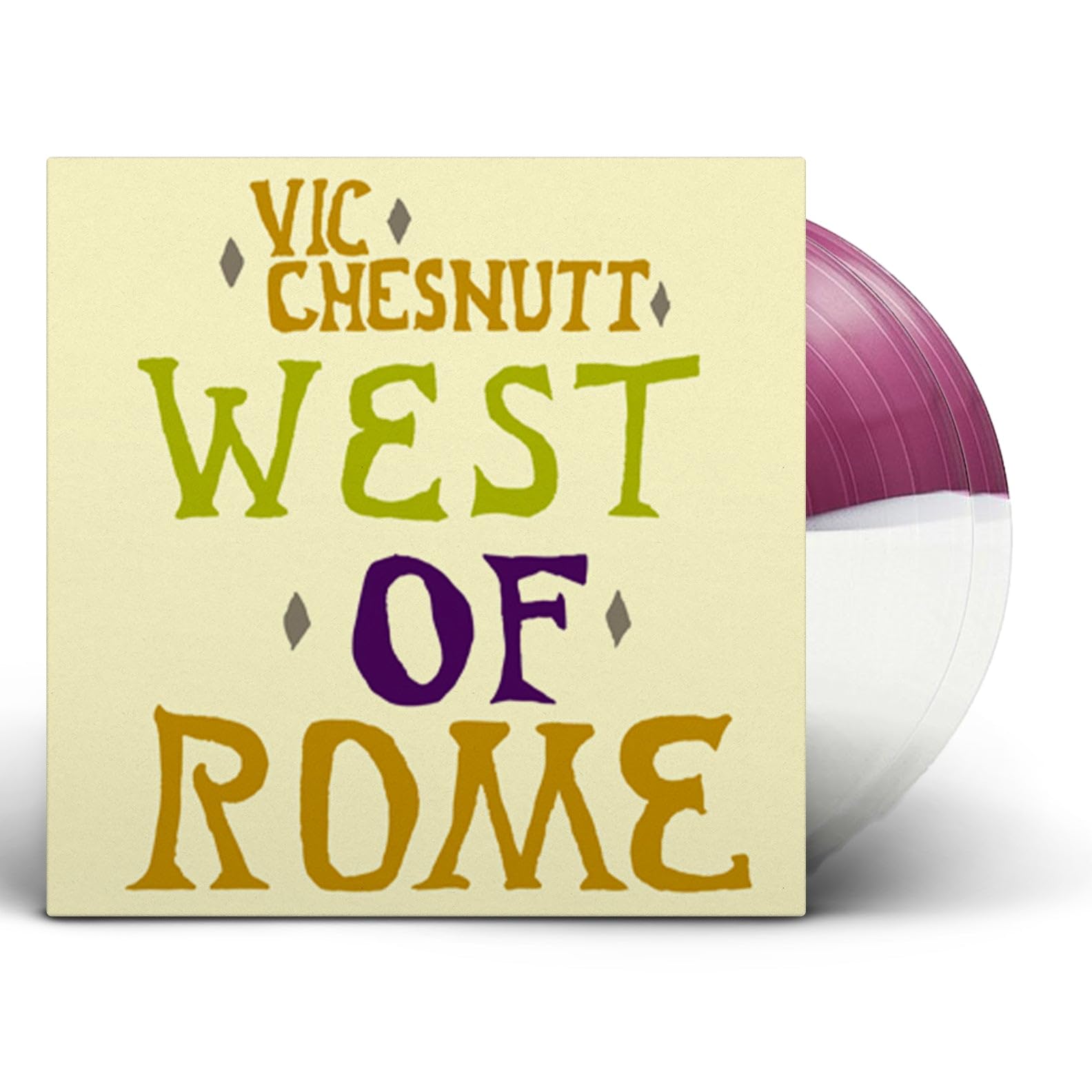 Vic Chesnutt West Of Rome (silver/lavender Split Vinyl) LP New 607396556311