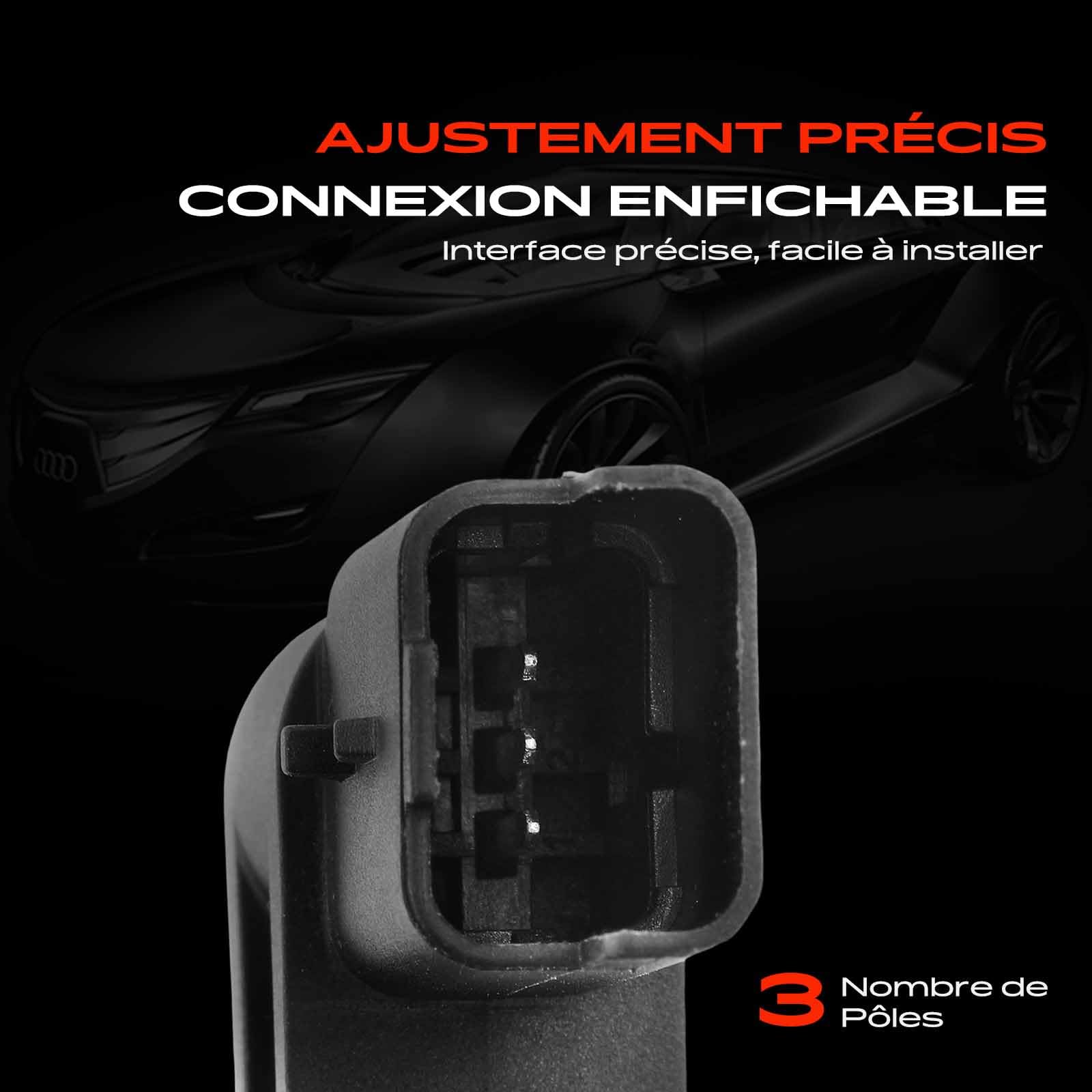 Frankberg Capteur de position d'arbre à cames 9688725080 | Compatible avec: ,Partner Fourgon/MPV K9,,,,,DS3