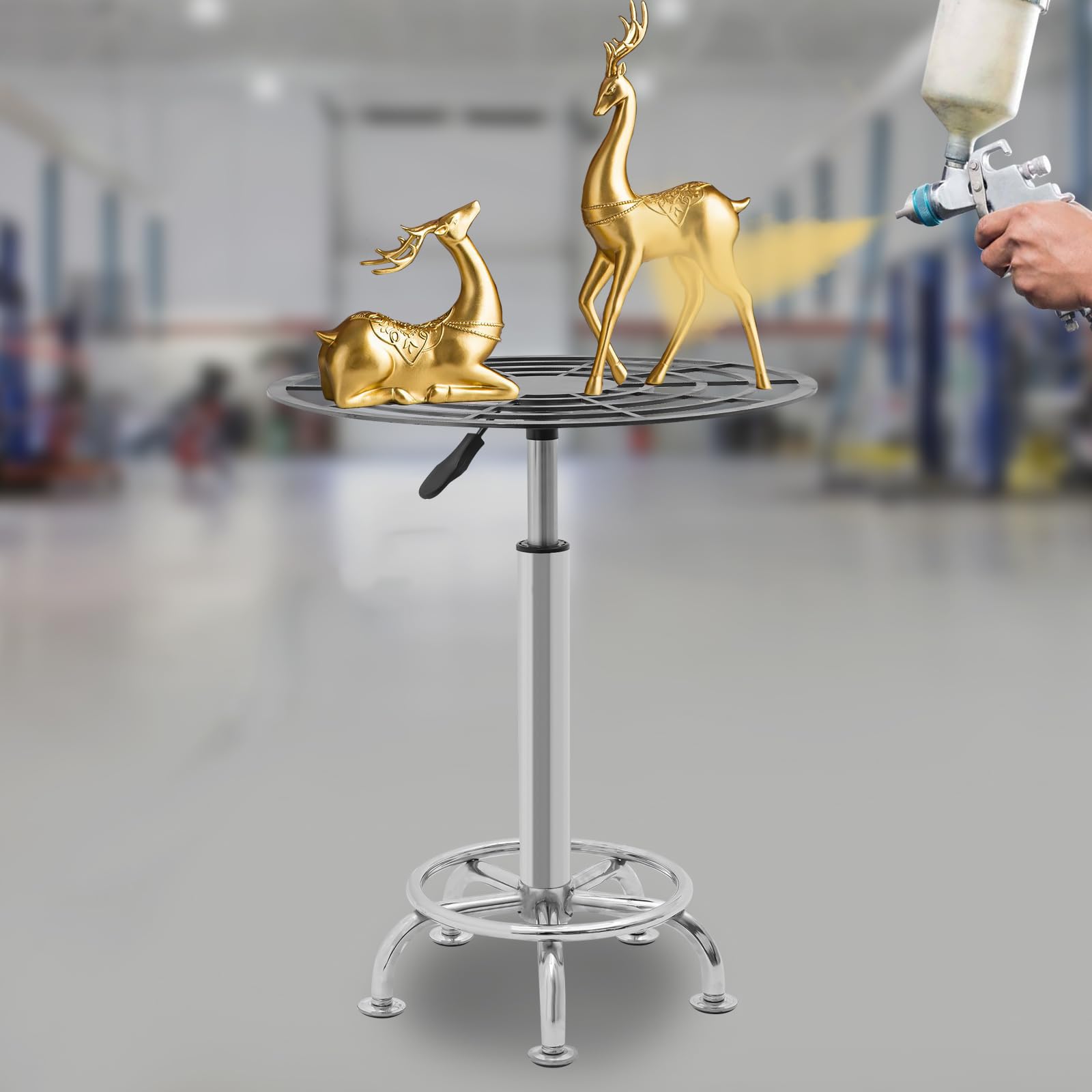 Paint Rack For Model Paints WDZCZDoo Movable Rotation Painting Spraying ...