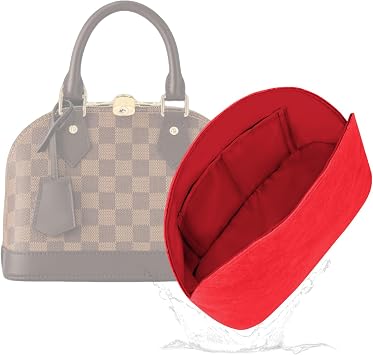 Lightweight Purse Organizer Insert for LV Alma BB, Ruby