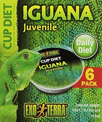 Exo Terra Cup Diets Juvenile Iguana Food, 150 g