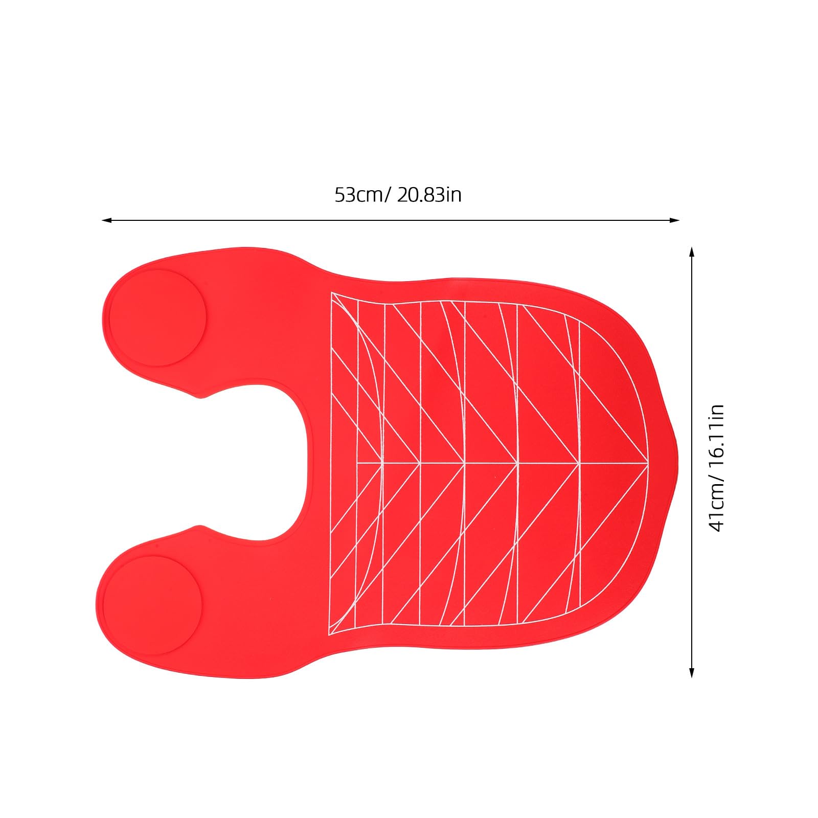 INOOMP Capa de peluquería para estilistas - Capa impermeable para tintes - Bata roja de peluquería - Bata transpirable para clientes o uso doméstico