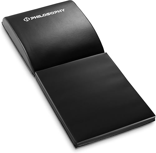 Philosophy Gym Esterilla de ejercicio abdominal - Almohadilla para sentarse - Cuña de entrenamiento abdominal y central - Almohadilla de crujido