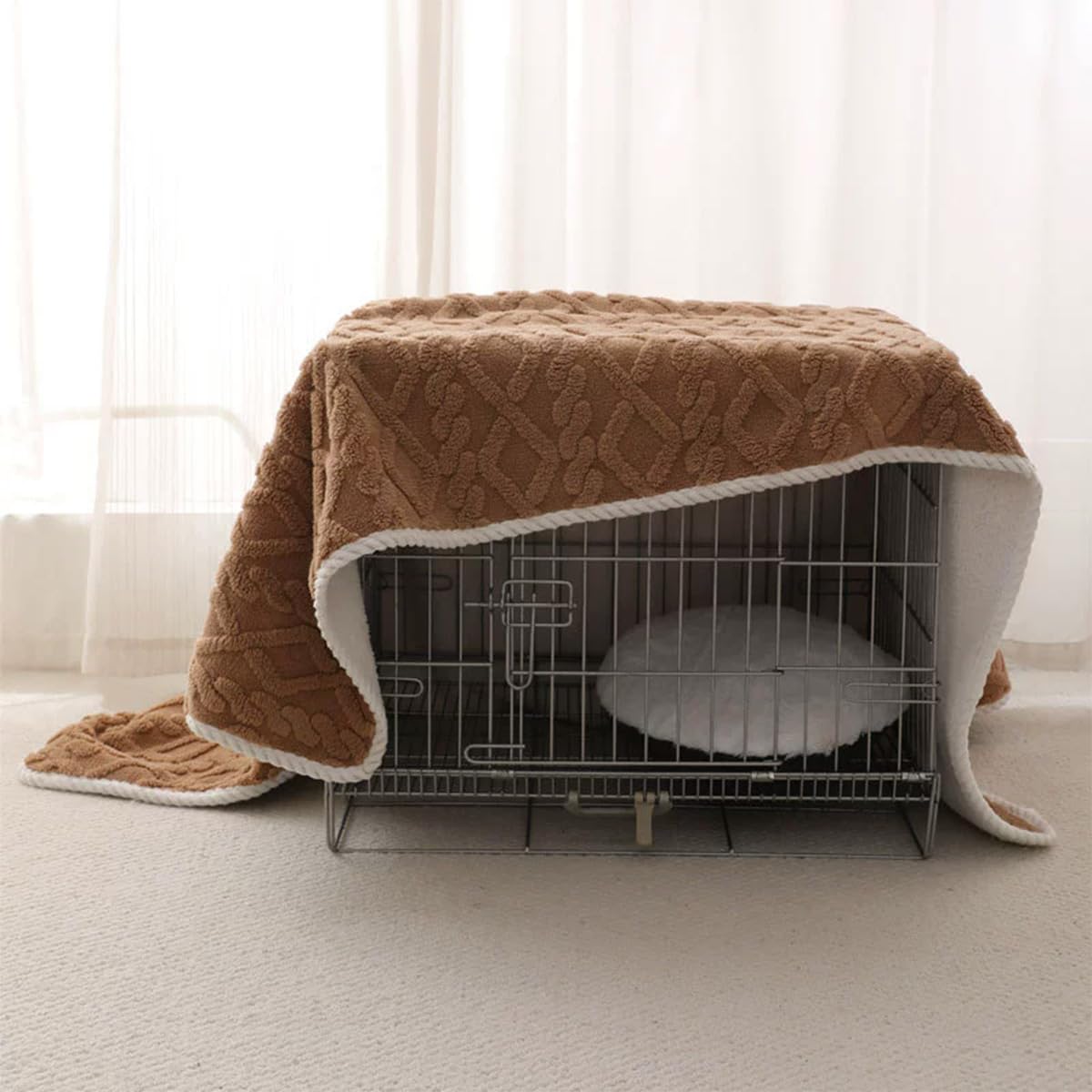 Paquete de 3 mantas para perros pequeños y medianos, manta impermeable para mascotas, protector de muebles para sofá, cama y asiento de coche, tapete cálido para cachorros y gatitos (gris