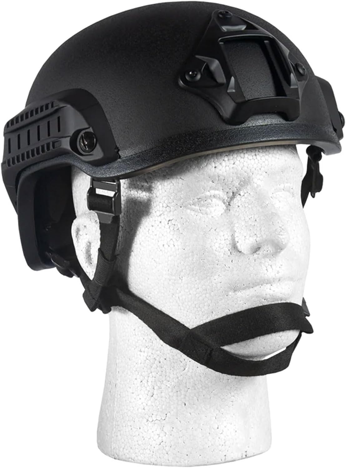 FOX OUTDOOR PRODUCTS Unisex Battle Airsoft Helmet | Durable Lightweight Impact-Resistant Military-Style Protective Airsoft Gear | Adjustable Chin Strap & Customizable Accessory Mount