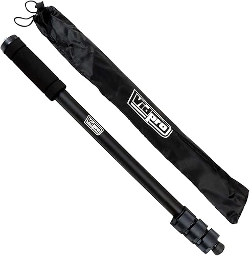Miniatura 2 de Vidpro Monopod Pro de 67 pulgadas con funda, soporte portátil duradero y ligero - Pierna ajustable de 3 secciones con cerraduras que se retrae a 21