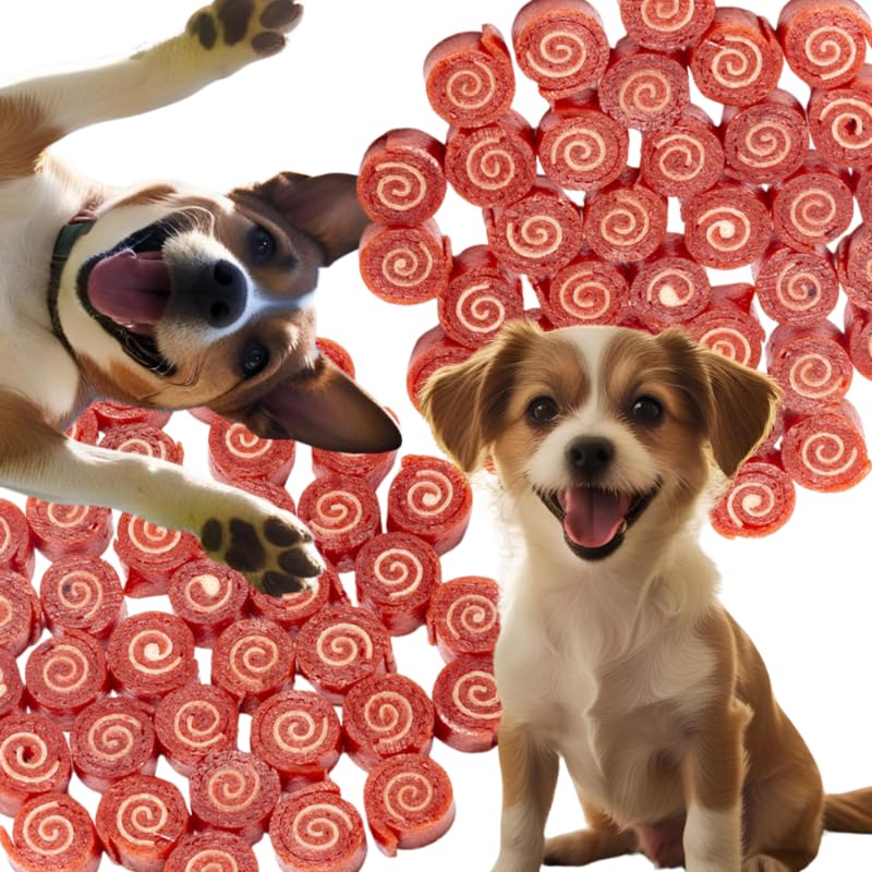HUNDEKAUSNACK – Lamm-Sushi Mr. Pretzel 500g – Gesunder Premium-Snack für Hunde – Getreidefrei, Hochwertiges Fleisch, Leckerli