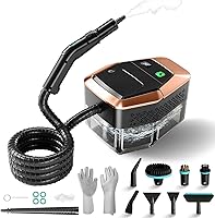 Bestbuy8 Handheld Steam Cleaner for Home & Car: 4Bar High-Pressure, 15s Fast Heat, 1.8L Tank, Temp Display for Grout, Tiles, Upholstery