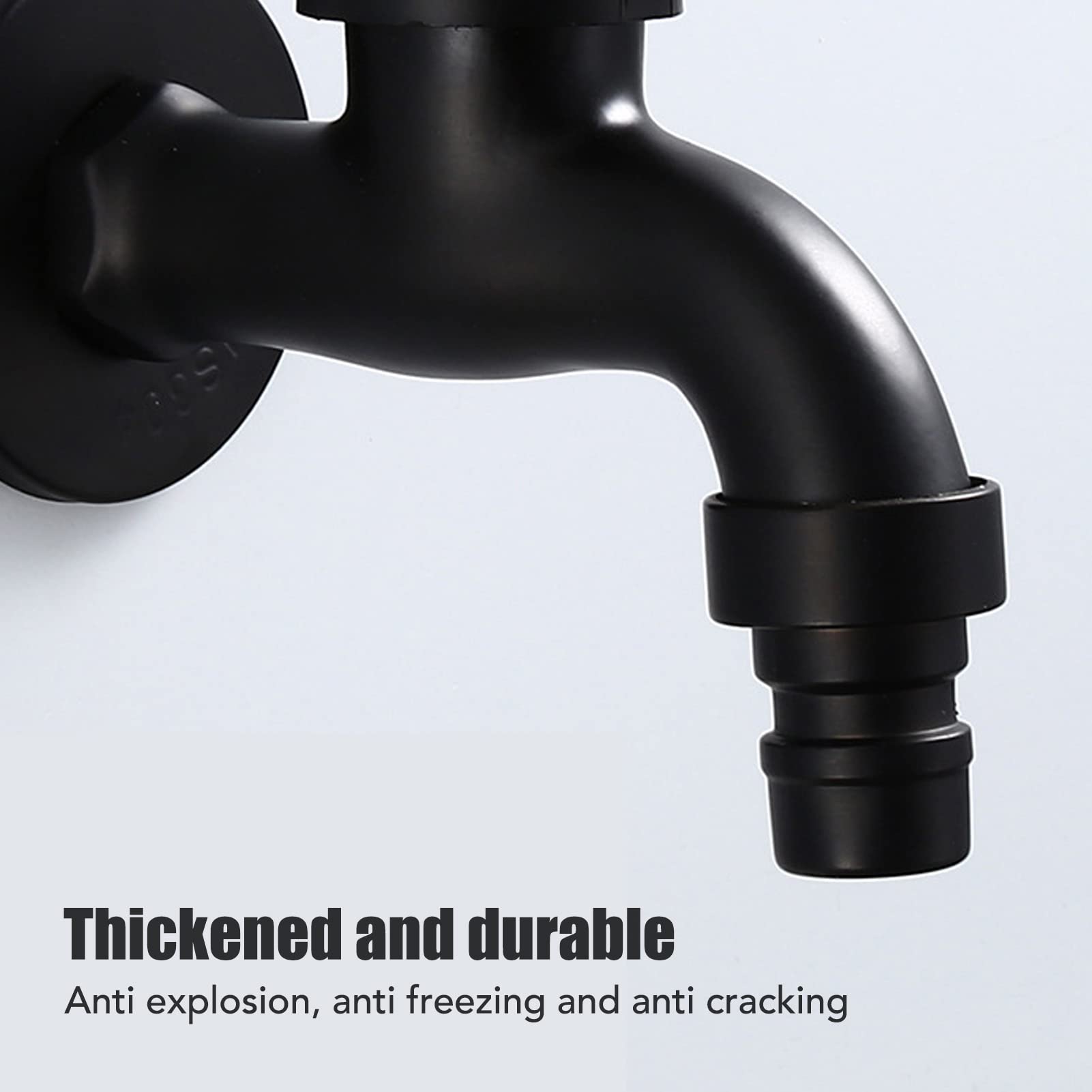 Wall Mount Water Faucet 304 Stainless Steel G1 2 Caliber Wall Mounted Long Single Cold Water Tap Washing — view 4