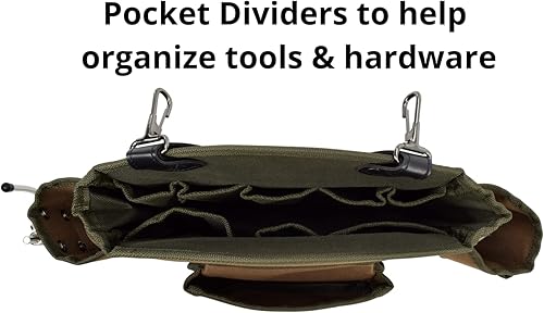 Miniatura 2 de JACKSON PALMER Cinturón de herramientas profesional Comfort-Rig con tirantes ajustables bolsillos desmontables y 2 ganchos para herramientas