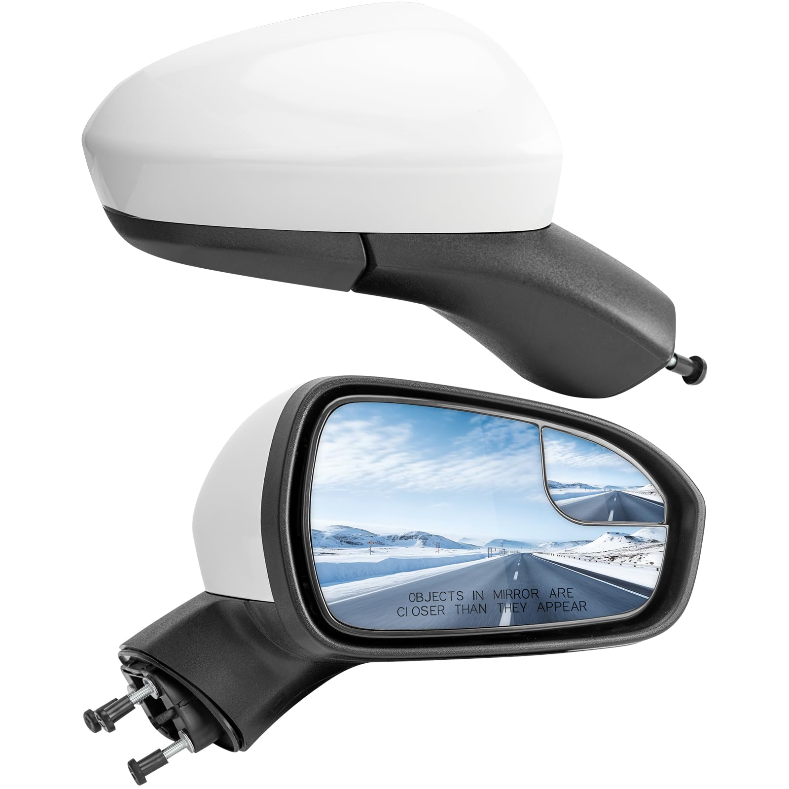 LOIYLLEN Right Passenger Side Rear View Mirror Replacement for Ford Fusion 2016 2017 2018 2019 2020 2021 2022- Rearview Mirrors with 3Pins, Electric